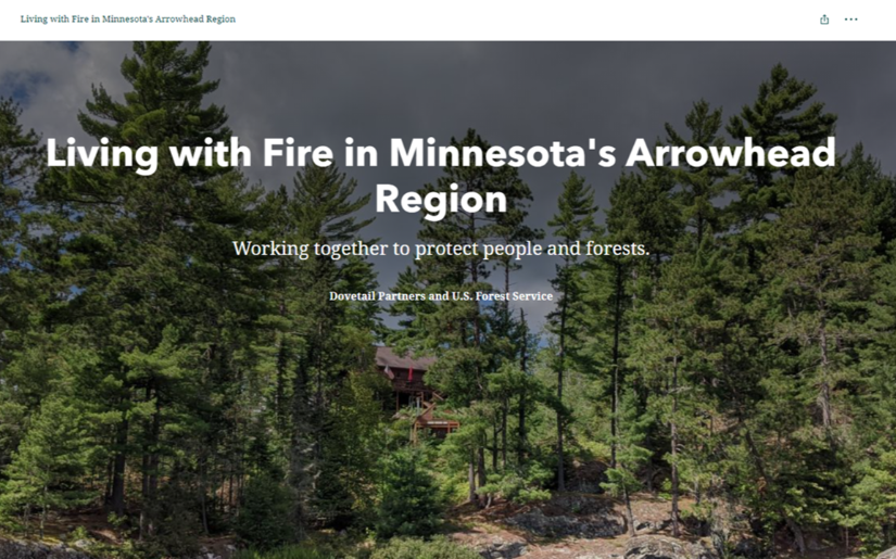 Interactive StoryMap explores the role, past and present, of prescribed fire in Minnesota&rsquo;s Arrowhead Region